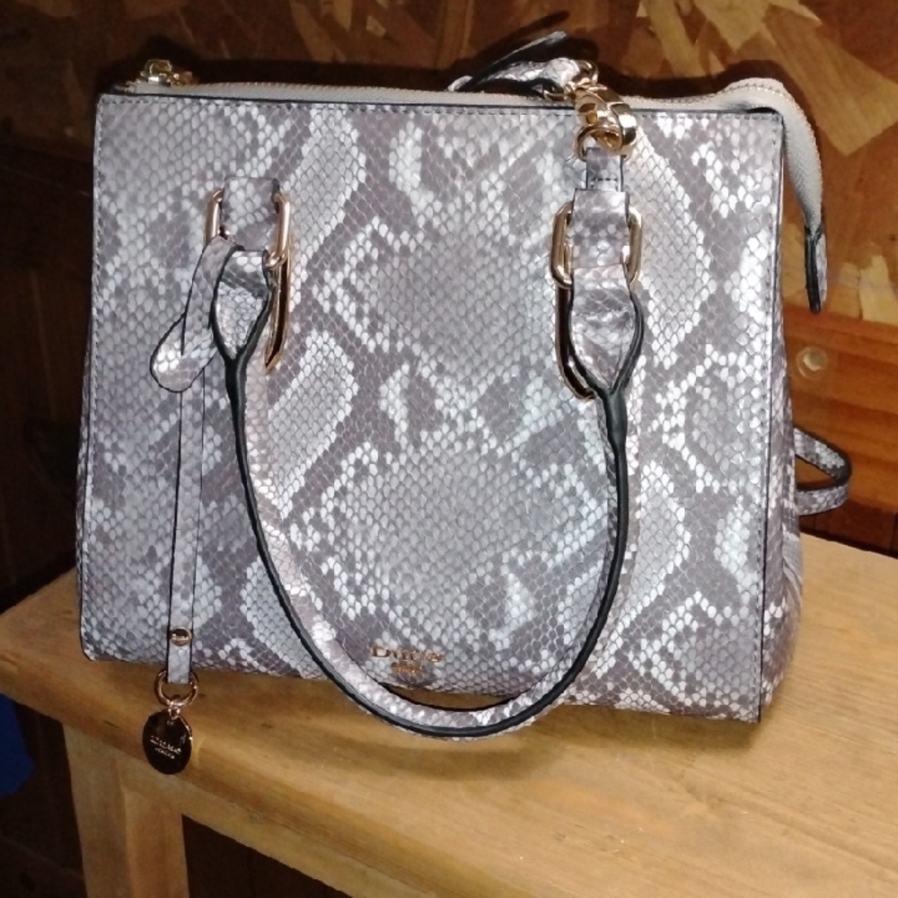 Dune Of London Gray Snake Print Women's Bag
